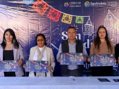 Presenta Mundo Tlatehui actividades de la Feria Patronal de San Andrés Cholula 2023