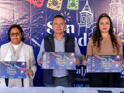 Presenta Mundo Tlatehui actividades de la Feria Patronal San Andrés Cholula 2023