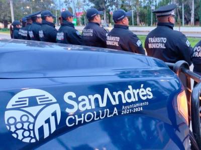Mantiene vigente policía de San Andrés Cholula operativo pasajero seguro