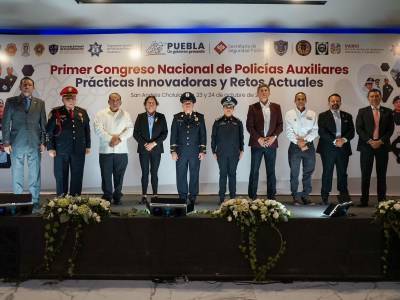 Puebla, referente nacional con &quot;Primer Congreso de Policías Auxiliares&quot;