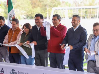Mejora gobierno de Puebla espacios públicos para fortalecer el núcleo familiar: Sergio Salomón