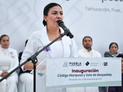 Implementa Salud Código Mariposa y Sala de Despedida en Tehuacán