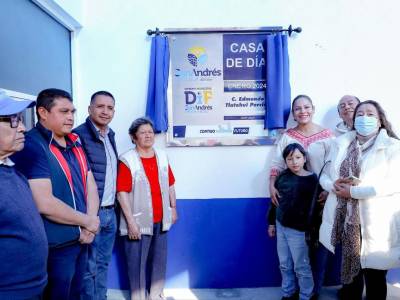 Inauguran Mundo Tlatehui y Lupita Cuautle rehabilitación de Casa de Día