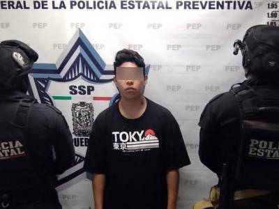 En Cuautlancingo, Policía Estatal detiene a hombre en posesión de marihuana