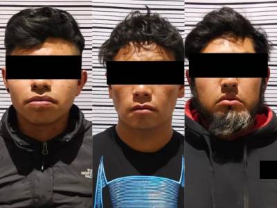 Tres presuntos narcomenudistas detenidos en la capital