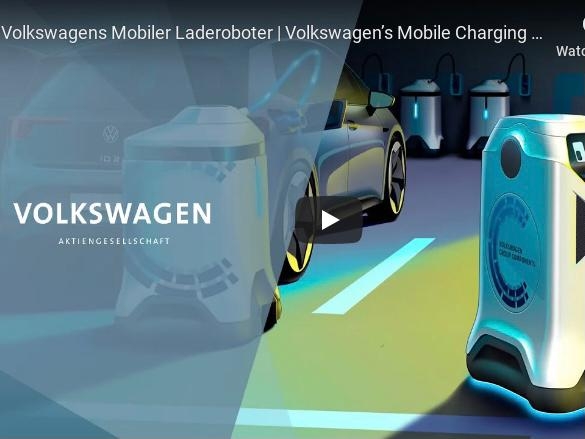 El robot de carga móvil de Volkswagen, una visión hecha realidad