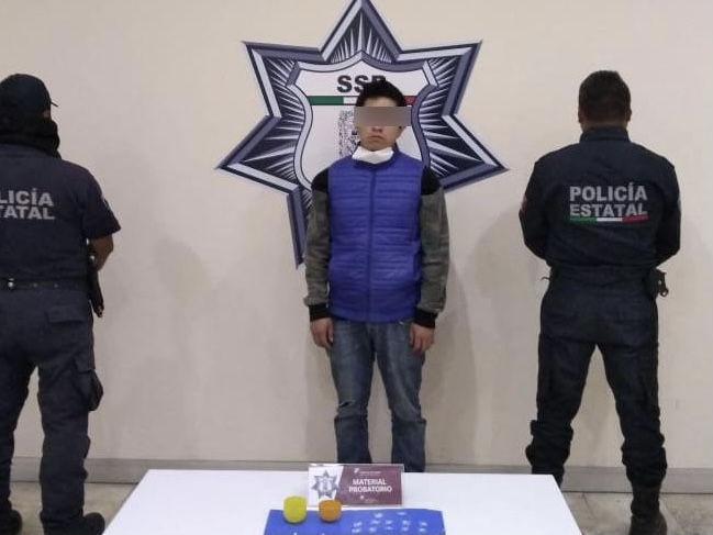 Policía Estatal detiene a presunto distribuidor de droga de “El Croquis”