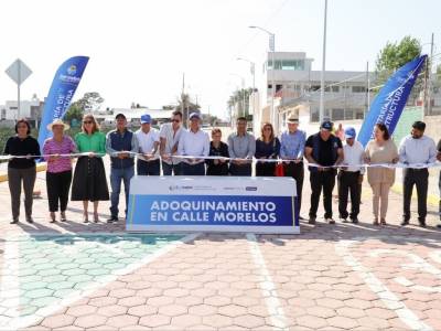 Inaugura Mundo Tlatehui obras en la delegación Atlixcáyotl y San Bernardino Tlaxcalancingo