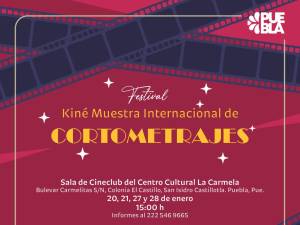 Proyectará Cultura muestra internacional de cortometrajes en “La Carmela”