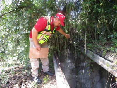 Ante la temporada de lluvia, Protección Civil de San Andrés Cholula supervisa rios y barrancas