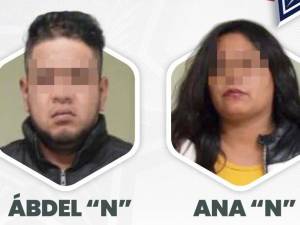 Detiene SSC a una pareja por su probable participación en el delito de robo a negocio con violencia