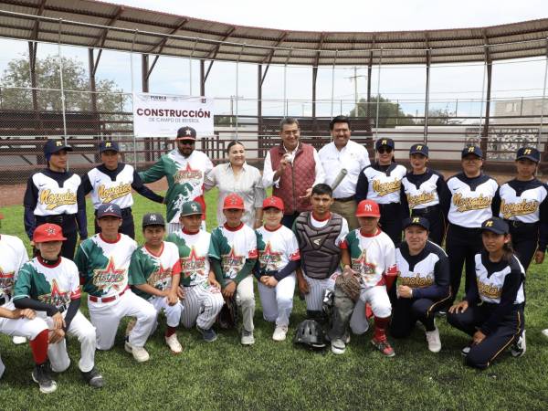 Con entrega de campo de béisbol, gobierno de Sergio Salomón impulsa la recreación ciudadana