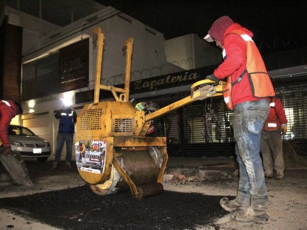 Más de 2 mil baches cubiertos por el Gobierno de la Ciudad