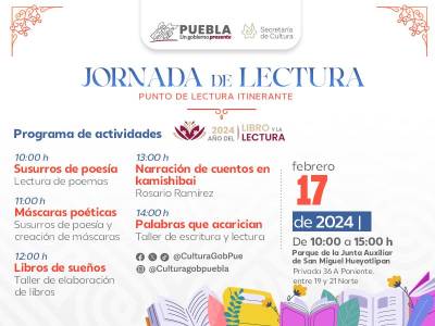 Implementa gobierno estatal jornadas para fomento a la lectura