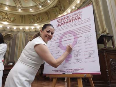 Firma LXII Legislatura Pacto de la Unidad por la Igualdad Sustantiva