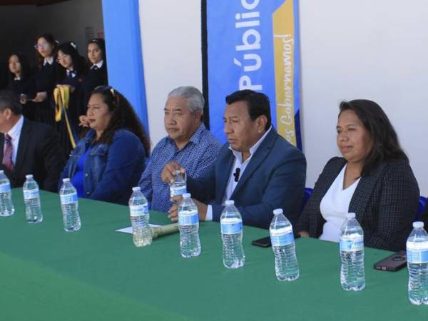 Inaugura alcalde de Coronango 4 aulas nuevas, la inversión superior a los 4.2 mdp.