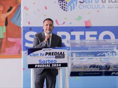 Celebra Ayuntamiento de San Andrés Cholula el Sorteo Predial 2024