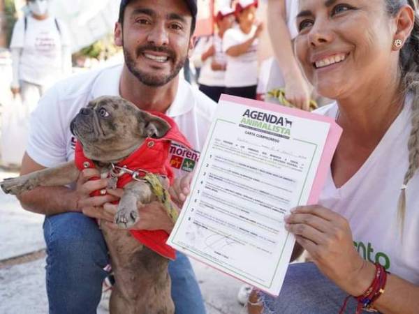 El candidato a diputado federal Toño López firme en su compromiso con el Bienestar Animal