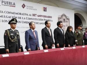 Conmemora gobierno de Puebla 107 Aniversario de la Promulgación de la Constitución Mexicana