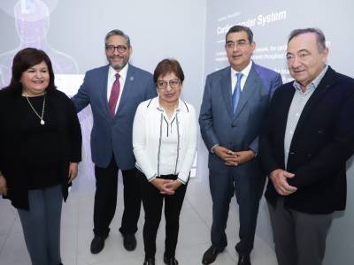 Inauguran Sergio Salomón y Lilia Cedillo Centro de Simulación y Prácticas Profesionales de la BUAP