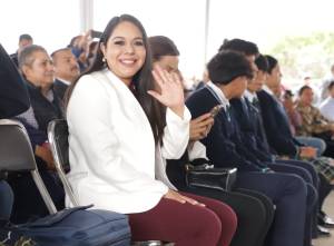 Reconoce Sergio Salomón gestión de Tonantzin Fernández en la construcción del Telebachillerato N°40&quot;