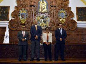 Candidato de Movimiento Ciudadano presenta plan de gobierno ante el H. Consejo Universitario