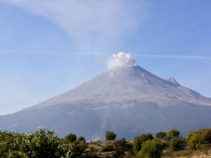 Listas las rutas de evacuación si incrementa actividad del Popocatépetl