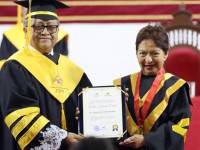 Rectora María Lilia Cedillo Ramírez recibe Doctorado Honoris Causa por parte de la Universidad Nacional de Trujillo
