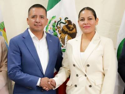 Realizan Mundo Tlatehui y Lupita Cuautle primera reunión para la transición en San Andrés Cholula