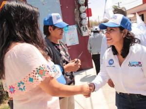 Lupita Cuautle continúa recorriendo San Andrés Cholula entendiendo las inquietudes de sus pobladores