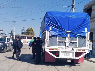 Con rapidez y eficacia, policía municipal de Huejotzingo frustra robo en San Mateo Capultitlán