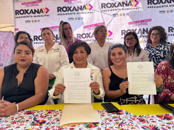 Reafirma Roxana Luna su lucha por los derechos de las mujeres cholultecas