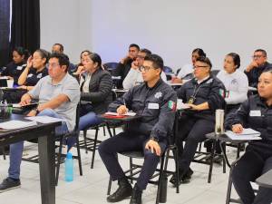 Mantiene policia de San Andrés Cholula capacitación continua 