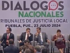 Salomón resalta la realización de los Diálogos Nacionales para la Reforma del Poder Judicial