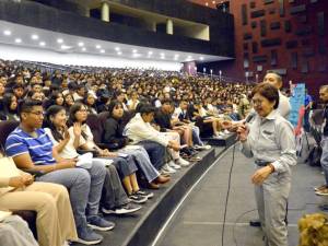 Supervisa Rectora Lilia Cedillo Ramírez aplicación del Examen General de Admisión 2024 en el CCU