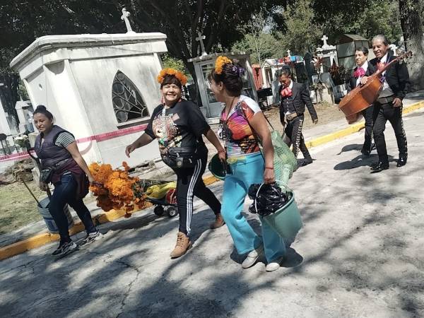 Saldo blanco en Puebla capital durante la celebración de Día de Muertos