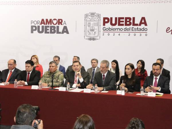 Puebla, estado y capital, seguros en beneficio de las familias: Armenta