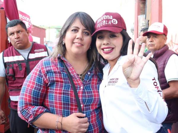 Continúa Tonantzin Fernández llevando sus propuestas a cada cholulteca