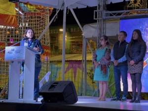 Inaugura Lupita Cuautle Feria Patronal de San Andrés Cholula