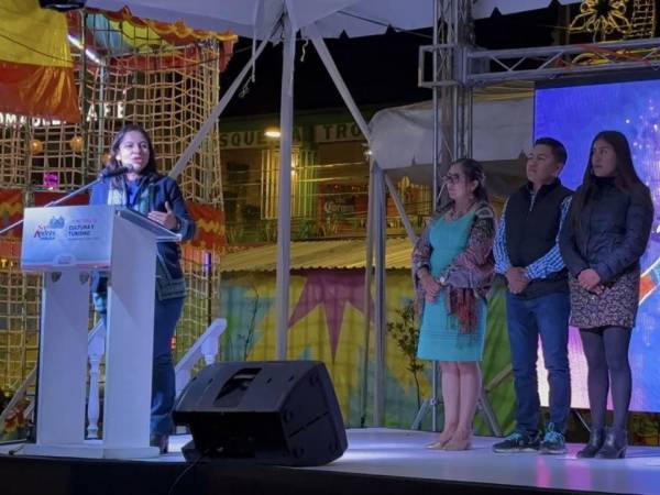 Inaugura Lupita Cuautle Feria Patronal de San Andrés Cholula