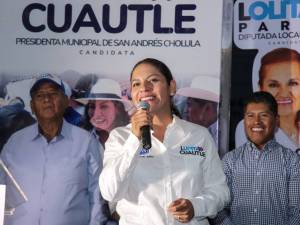 Lupita Cuautle cierra campaña en la colonia Lázaro Cárdenas