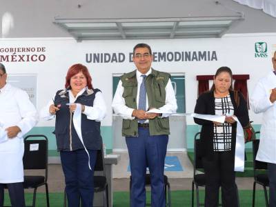 Con Sala de Hemodinamia, gobierno estatal contribuye a mejorar calidad de vida de poblanos