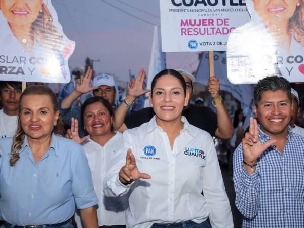 Cierra Lupita Cuautle campaña en la colonia Concepción La Cruz