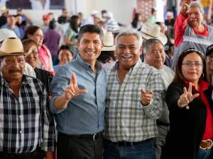 Ocoyucan y Lalo Rivera juntos para mejorar el rumbo de Puebla