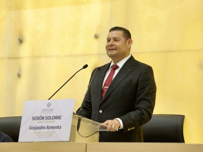 Gobernaré para todos, con inclusión, firmeza y justicia: Alejandro Armenta al rendir protesta en el Congreso