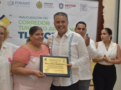 Sectur inaugura el segundo Corredor Turístico Artesanal en Tlacotalpan