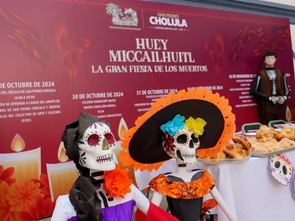 Presenta Ayuntamiento de San Pedro Cholula “Huey Miccailhuitl, la gran fiesta de los muertos”