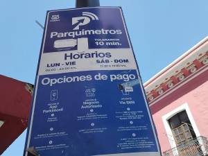 Por cierre de administración sin cobro de parquímetros y tesorería