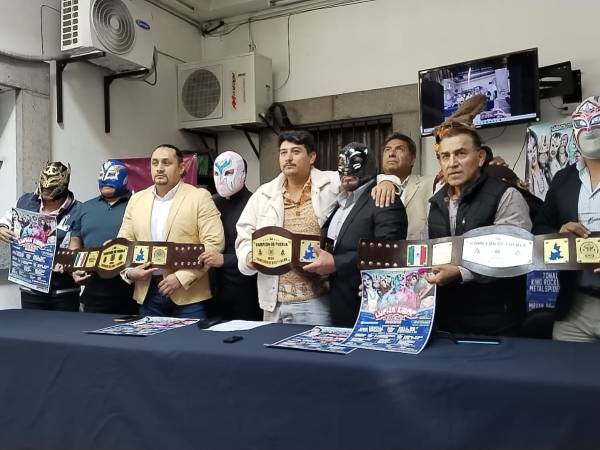 Anuncian Campeonato de Lucha Libre de Puebla 