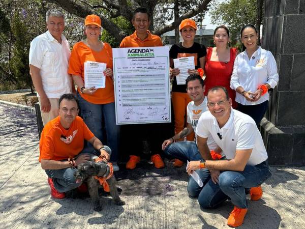 Firma Rafael Cañedo, candidato de MC, Agenda Joven por Puebla